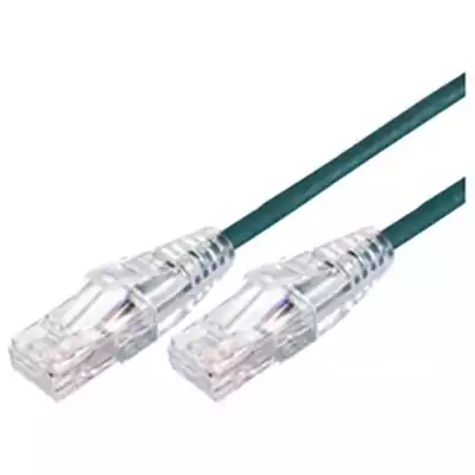 Picture of COMSOL ULTRA THIN SNAGLESS PATCH CABLE CAT6A 10GBE UTP 3M GREEN