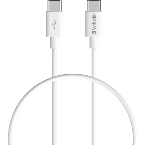 Picture of VERBATIM CHARGE AND SYNC CABLE USB-C TO USB-C 1M WHITE