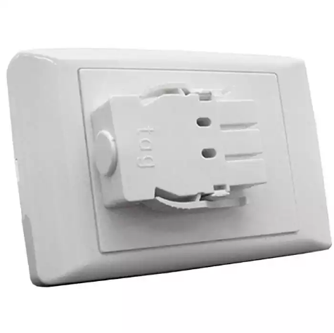 Picture of RAPIDLINE WALL STARTER PLATE SINGLE WHITE