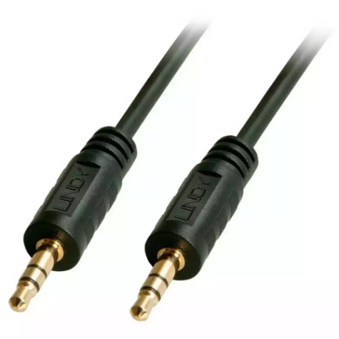 Picture of LINDY 35641 3.5MM STEREO AUDIO CABLE 1M BLACK