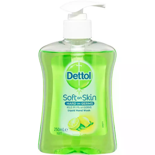 Picture of DETTOL LIQUID HAND WASH LEMON AND LIME 250ML PUMP