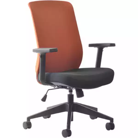 Picture of BURO MONDO GENE TASK CHAIR HIGH BACK ARMS ORANGE