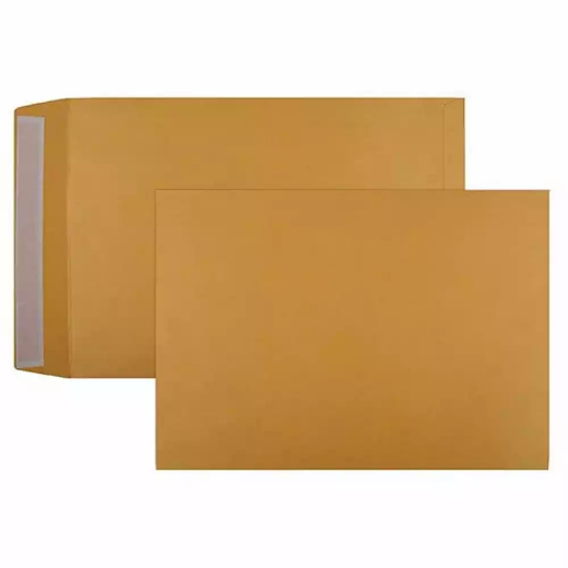 Picture of CUMBERLAND ENVELOPES POCKET PLAINFACE STRIP SEAL 100GSM 405 X 305MM GOLD BOX 250