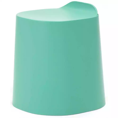 Picture of BURO PEEKABOO PLASTIC STOOL STONE GREEN