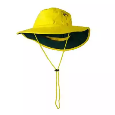 Picture of PRIME MOVER MC601 HI-VIS HAT COTTON WIDE BRIM YELLOW GREEN LARGE TO XL