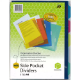 Picture of MARBIG SIDE POCKET DIVIDERS PP 5-TAB A4 ASSORTED
