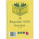 Picture of SPIRAX 813 NOTEBOOK 7MM RULED 100% RECYCLED CARDBOARD COVER SPIRAL BOUND A6 100 PAGE