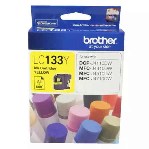 Picture of BROTHER LC133Y INK CARTRIDGE YELLOW