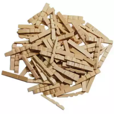 Picture of COLORIFIC WOODEN HALF PEGS 50MM PACK 100