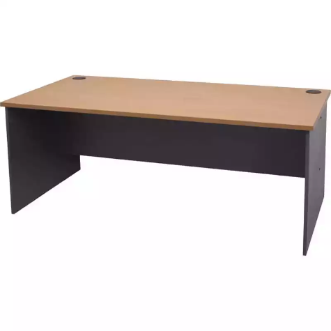 Picture of RAPID WORKER OPEN DESK 1200 X 600MM BEECH/IRONSTONE