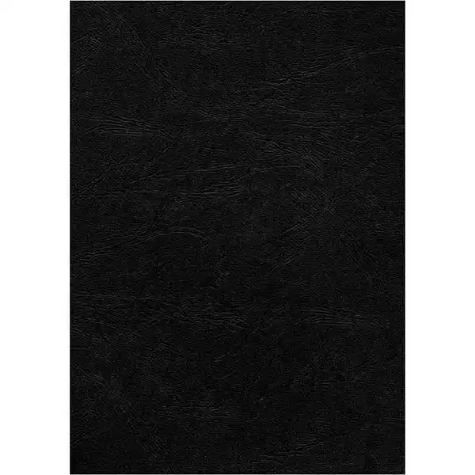 Picture of INITIATIVE BINDING COVER LEATHERGRAIN 350GSM A4 BLACK PACK 100