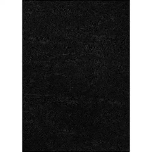 Picture of INITIATIVE BINDING COVER LEATHERGRAIN 350GSM A4 BLACK PACK 100