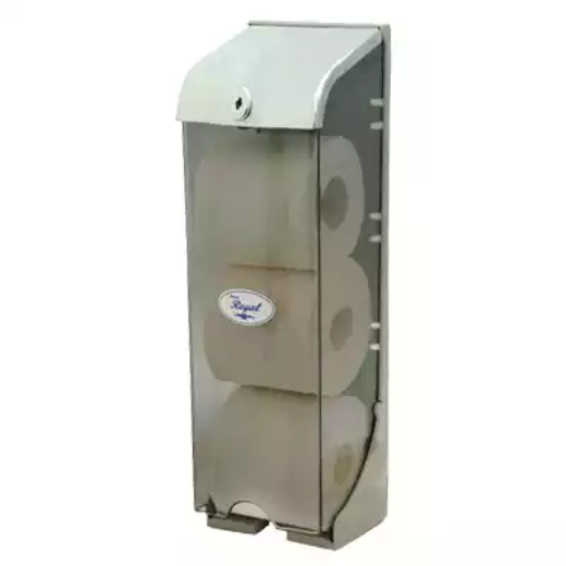 Picture of REGAL TRIPLELINE TOILET ROLL DISPENSER ABS GREY