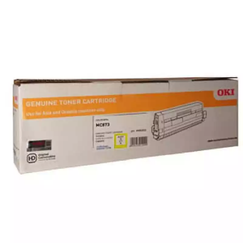 Picture of OKI 45862828 MC873 TONER CARTRIDGE HIGH YIELD YELLOW