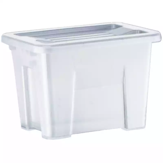 Picture of ITALPLAST STORAGE+ MODULAR STORAGE BOX WITH LID 2 LITRE GRAPHITE