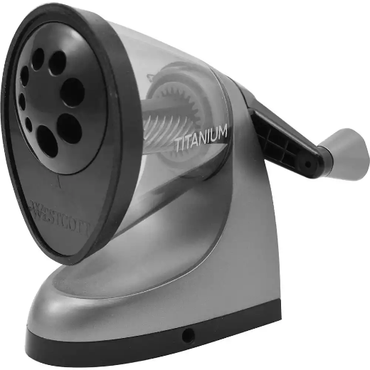 Picture of WESTCOTT IPOINT CLASSACT MANUAL PENCIL SHARPENER MULTI-HOLE GREEN