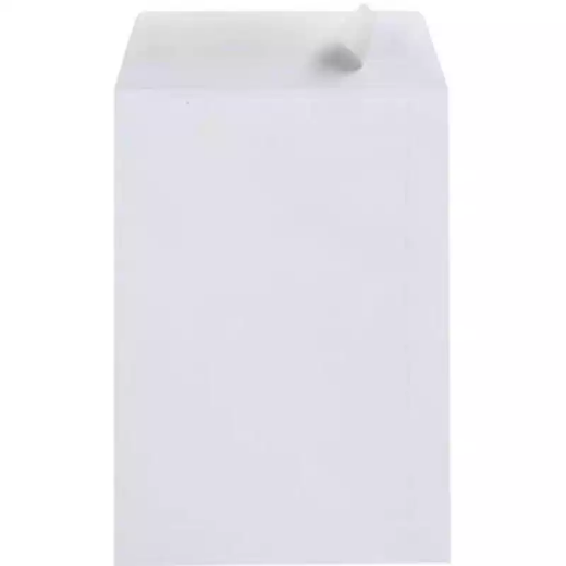 Picture of INITIATIVE C4 ENVELOPES POCKET PLAINFACE STRIP SEAL 80GSM 324 X 229MM WHITE BOX 250