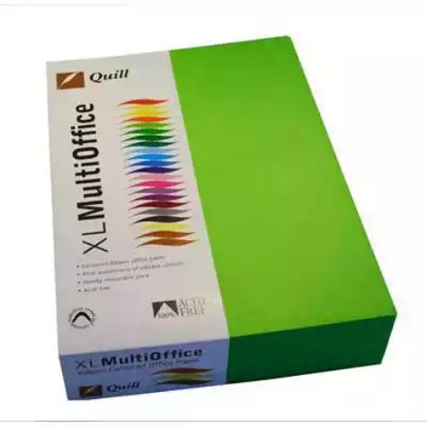 Picture of QUILL COLOURED A4 COPY PAPER 80GSM LIME PACK 500 SHEETS