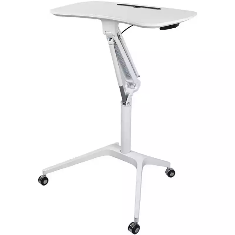 Picture of SYLEX STOCKHOLM HEIGHT ADJUSTABLE MOBILE LAPTOP DESK 715 X 475MM WHITE