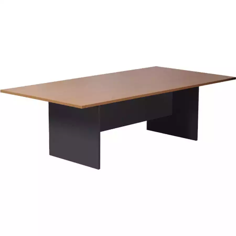 Picture of RAPID WORKER BOARDROOM TABLE 3200 X 1200MM BEECH/IRONSTONE