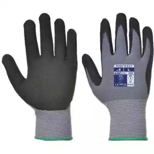 Picture of PORTWEST A350 DERMIFLEX GLOVE BLACK M