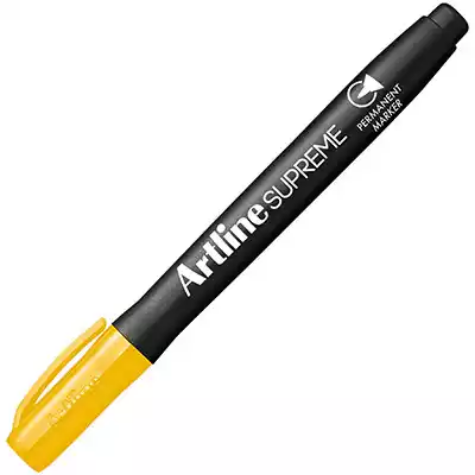 Picture of ARTLINE SUPREME ANTIMICROBIAL PERMANENT MARKER BULLET 1.0MM YELLOW