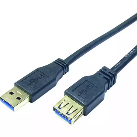 Picture of COMSOL SUPERSPEED USB EXTENSION CABLE 3.0 A MALE TO A FEMALE 1M BLACK