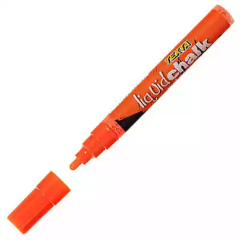 Picture of TEXTA LIQUID CHALK MARKER WET WIPE BULLET 4.5MM ORANGE