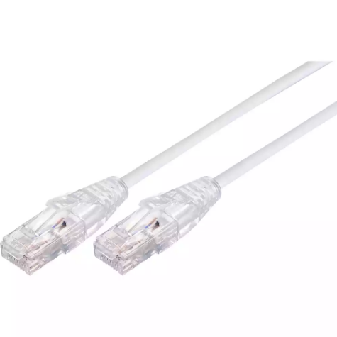 Picture of COMSOL ULTRA THIN SNAGLESS PATCH CABLE CAT6A 10GBE UTP 500MM WHITE