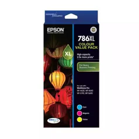 Picture of EPSON 786XL INK CARTRIDGE HIGH YIELDS COLOUR VALUE PACK 3