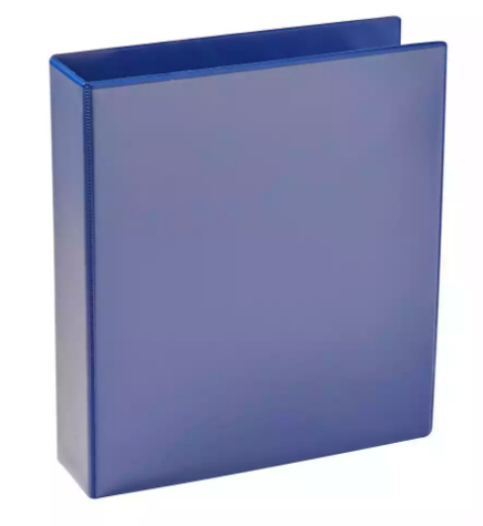 Picture of MARBIG CLEARVIEW INSERT RING BINDER 2D 50MM A4 BLUE