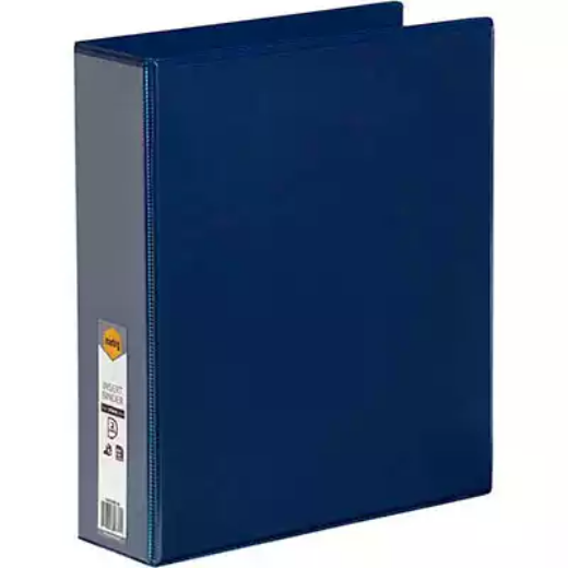 Picture of MARBIG CLEARVIEW INSERT RING BINDER 2D 50MM A4 BLUE