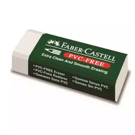 Picture of FABER-CASTELL ERASERS VINYL LARGE WITH SLEEVE PVC FREE