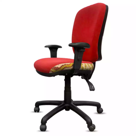 Picture of ORANGE DUST SPECTRUM ALICE OFFICE CHAIR WITH ARMS HIGH BACK 510 X 490 X 960MM OCHRE RED