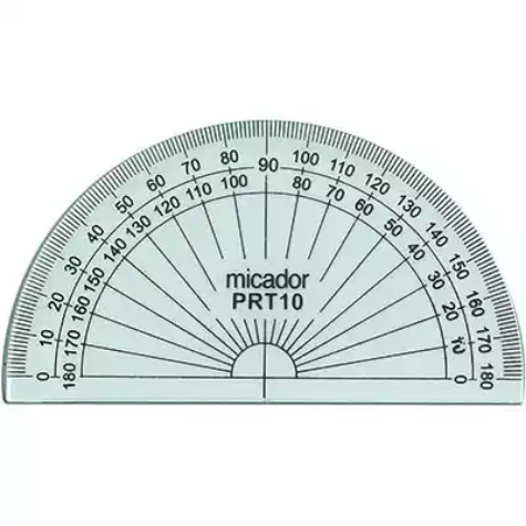 Picture of MICADOR PROTRACTOR 180 DEGREES 100MM