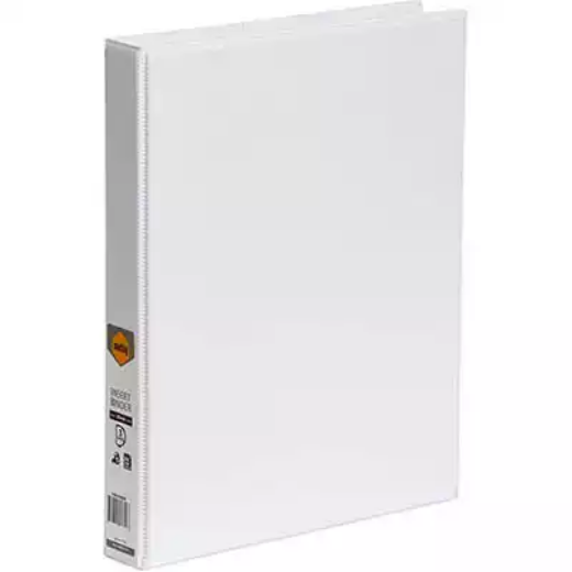 Picture of MARBIG CLEARVIEW INSERT RING BINDER 3D 25MM A4 WHITE