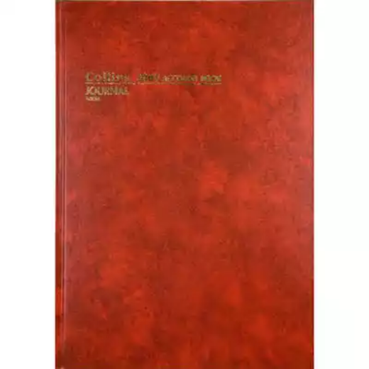 Picture of COLLINS 3880 SERIES ACCOUNT BOOK JOURNAL PAGED 84 LEAF A4 RED