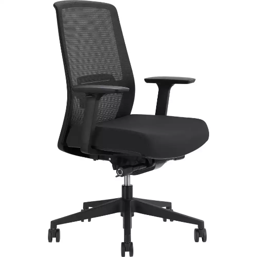 Picture of JIRRA SIDE CONTROL SYNCHRO HIGH MESH BACK ARMS BLACK BACK SLATE SEAT