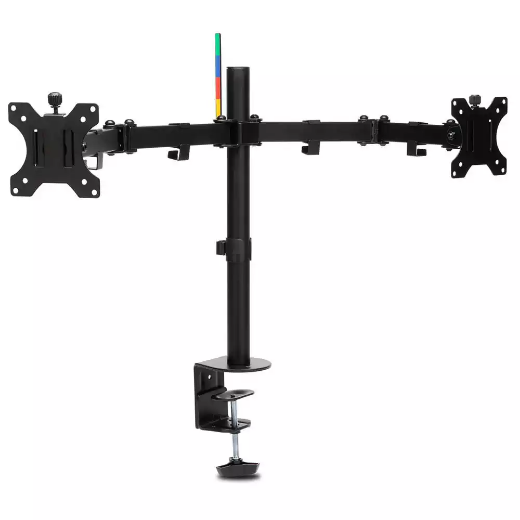 Picture of KENSINGTON SMARTFIT ERGO DUAL EXTENDED MONITOR ARM BLACK