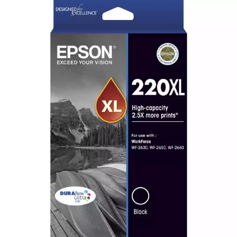 Picture of EPSON 220XL INK CARTRIDGE HIGH YIELD BLACK