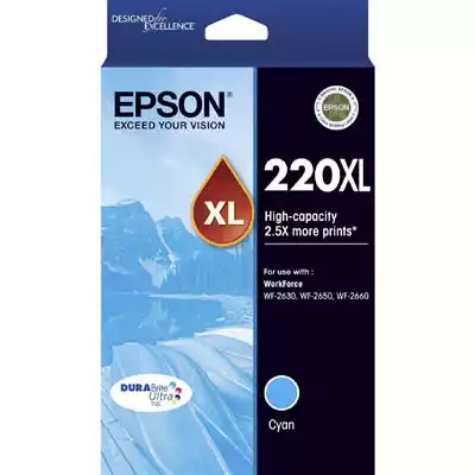 Picture of EPSON 220XL INK CARTRIDGE HIGH YIELD CYAN