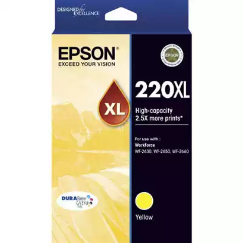 Picture of EPSON 220XL INK CARTRIDGE HIGH YIELD YELLOW