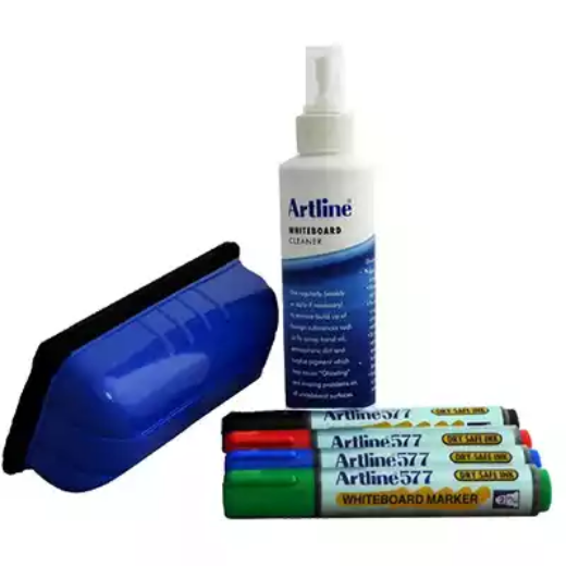 Picture of ARTLINE 577 WHITEBOARD STARTER KIT ASSORTED