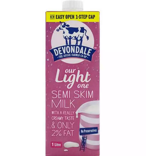 Picture of DEVONDALE UHT LONG LIFE SKIM MILK 1 LITRE