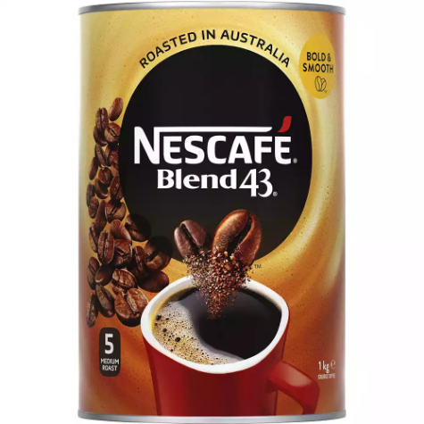 Picture of NESCAFE BLEND 43 INSTANT COFFEE 1KG CAN