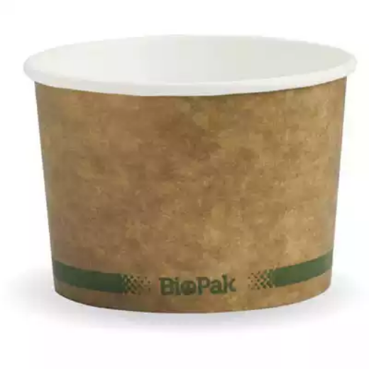 Picture of BIOPAK BIOBOWL BOWL 250ML KRAFT PACK 50