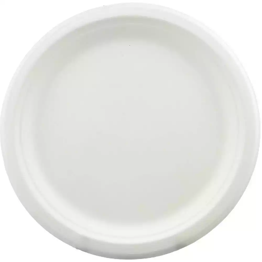 Picture of EARTH ECO PLATES ROUND 180MM WHITE PACK 25