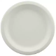 Picture of EARTH ECO PLATES ROUND 230MM WHITE PACK 25