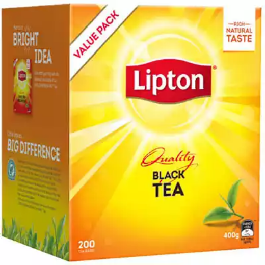 Picture of LIPTON QUALITY STRING AND TAG TEA BAGS BOX 200