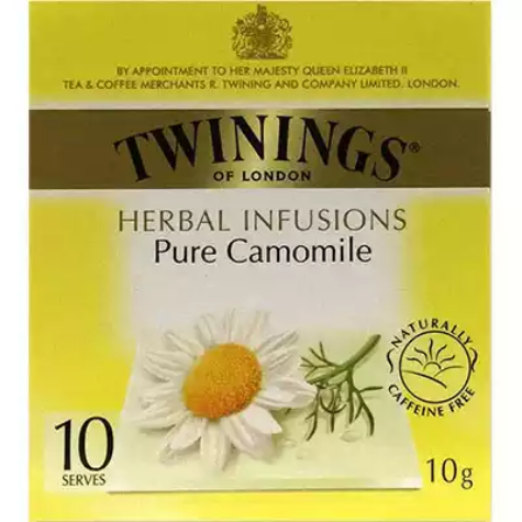 Picture of TWININGS HERBAL INFUSIONS PURE CAMOMILE TEA BAGS PACK 10